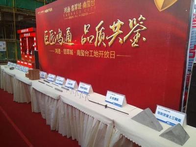 四川南充:鴻通 翡翠城 南璽臺工地開放日,探秘開發(fā)商工地