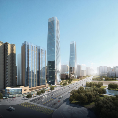 鴻通集團攜手綠地控股打造南充天際線